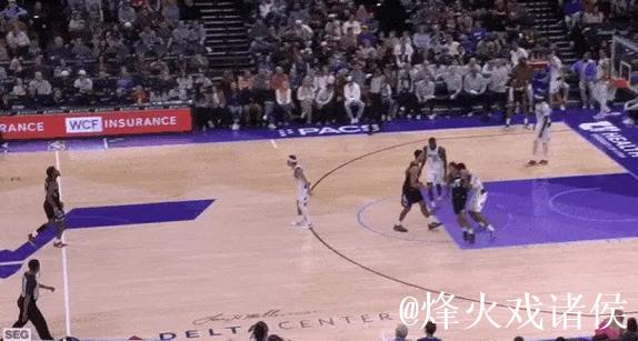 基扬特-乔治华丽突破拉杆得分，爵士打出14-2高潮反超独行侠